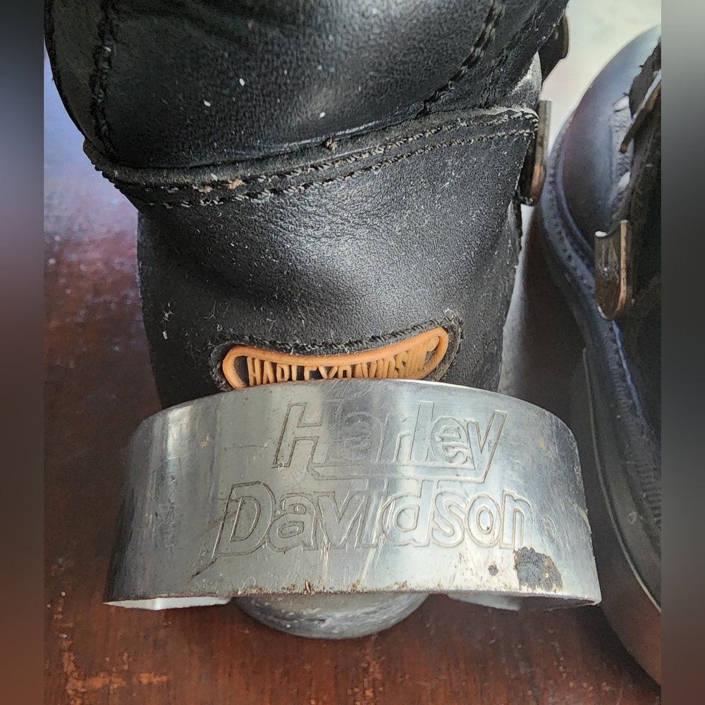 Harley Davidson Men's Size 10 Motorcycle Riding Boots - Picture 10 of 13